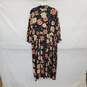 Torrid Black Floral Patterned Button Up Maxi Dress WM Size 1 ( 14/16 ) image number 2