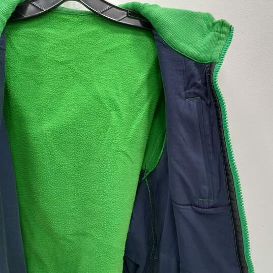 Lululemon Men's Green Cotton Full Zip Hoodie with Chest Pocket Size L image number 3