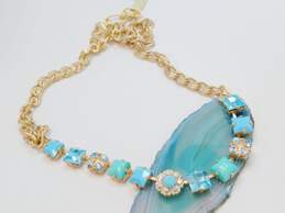 Mariana Designer Tranquility Blue Swarovski Crystal & Howlite Necklace 30.3g