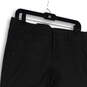 NWT Womens Gray Flat Front Slash Pockets Slightly Curvy Cropped Pants Sz 8 image number 3