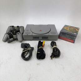 Sony PlayStation 1 PS1 w/ 4 games frogger