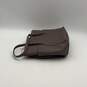 Michael Kors Womens Brown Leather Outer Pocket Jet Set East West Tote Purse image number 3