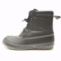London Fog Ashford Black Leather Winter Boots Men's Size 11M alternative image