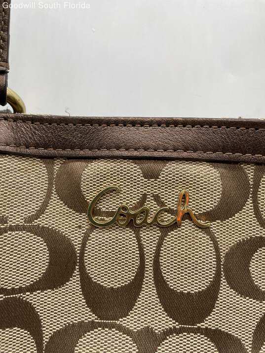 Coach Womens Brown Pattern Bag image number 3