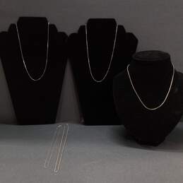 Bundle of 5 Sterling Silver Necklaces
