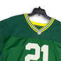 Mens Green NFL On Field Green Bay Packers Clinton- Dix #21 Jersey Size 60 image number 3