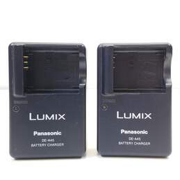 Panasonic Lumix DE-A45 Battery Charger Lot of 2 alternative image