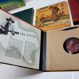 Vintage 78 RPM Records Lot Tex Ritter The Platters Christmas Carols & More alternative image