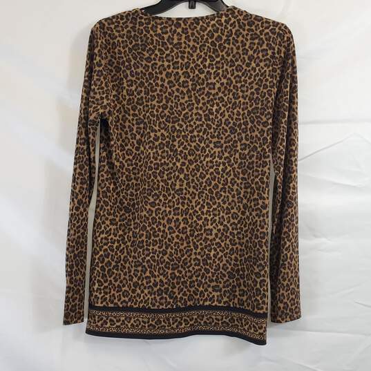 Michael Kors Women Cheetah Print Blouse Small image number 2
