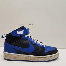 Nike Court Borough Mid 2 Black Game Royal (GS) Casual Shoes Size 5Y Women's Size 6.5