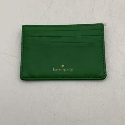 Kate Spade New York Womens Green Leather Wellesley Graham Card Holder Wallet alternative image