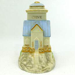 2002 Lenox Lighthouse Seaside Spice Jar Fine Ivory China CHIVE