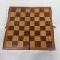 Wooden Chess Set (Folds Into Box/Case And Down Into Board) image number 6