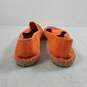 Tory Burch Orange & Pink Leather Espadrille Flats WM Size 10 M image number 3