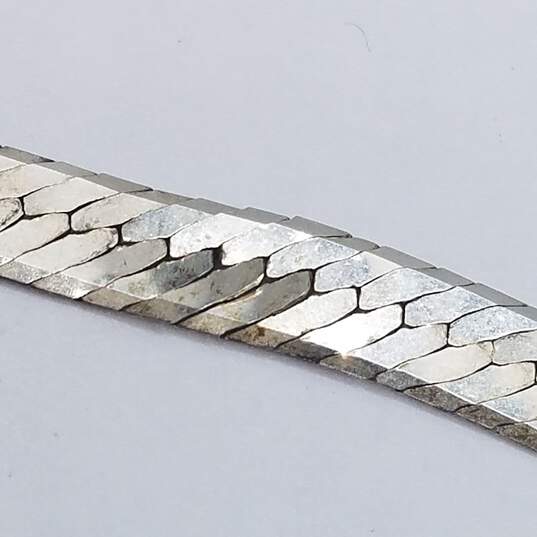 Sterling Silver Herringbone 18" Necklace 22.5g image number 4