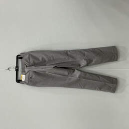 NWT Mens Gray Flat Front Slash Pocket Straight Leg Dress Pants Size 38R W31 alternative image