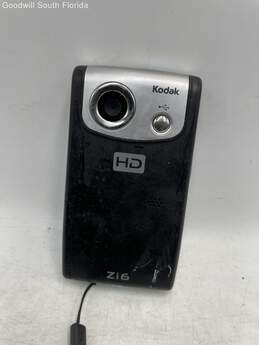 Kodak Zi-6 HD Black Pocket Flash Drive Digital Camera Not Tested Use For Parts