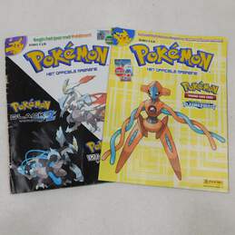 Lot of 2 Very Rare German B&W Pokemon Magazines 2013 Panini