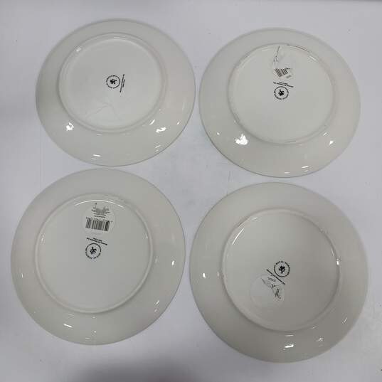 Bundle of 4 White & Gray Royal Norfolk Plates image number 3