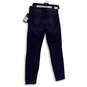 NWT Womens Blue Slim Fit Mid Rise Pockets Stretch Skinny Leg Jeans Size 29 image number 2