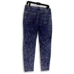 Womens Blue Denim Medium Wash Pockets Casual Skinny Leg Jeans Size 11 alternative image