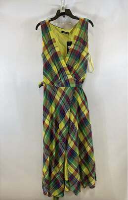 Lauren Ralph Lauren Multicolor Plaid Casual Dress - Size 16