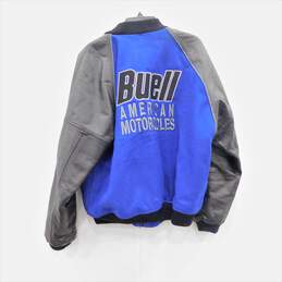 Vintage Buell Motorcycle Jacket And Wool Size Mens Large alternative image