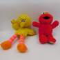 Vintage Sesame Street Plush Toys Tickle Me Elmo Surprise & Big Bird Puppet image number 1
