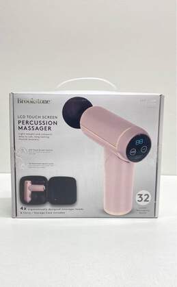 Brookstone LCD Touch Screen Percussion Massager Pink