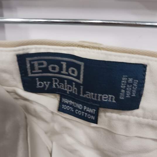 Ralph Lauren Hammond Chino Pants Men's Size 35x30 image number 4
