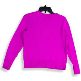 Banana Republic Womens Pink Crew Neck Long Sleeve Pullover Sweater Size M alternative image