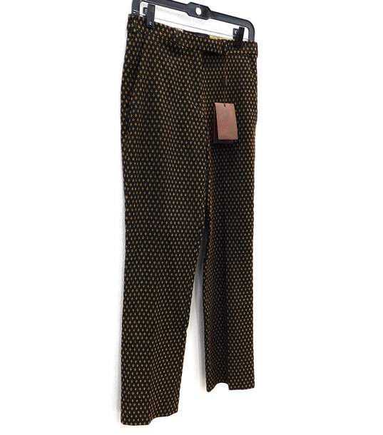 Etro 40 Jacquard Tailored Brown Women's Trousers NWT Size 40 with COA image number 2