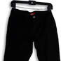 Womens Black Slim Fit Flat Front Straight Leg Chino Pants Size 7 image number 3