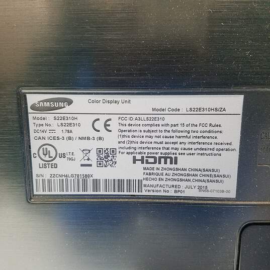 Samsung S22E310H 21.5in 1080p LED Monitor image number 5
