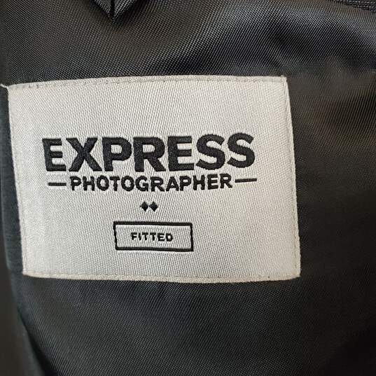 Express Men Gray Suit Jacket Sz 40R NWT image number 2