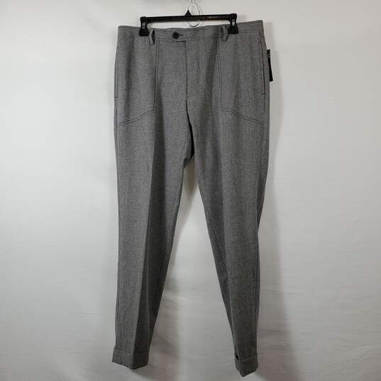 I.N.C Men Grey Tapered Fit Pants Sz 34 NWT image number 1