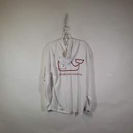 Mens Cotton Long Sleeve Hooded Oklahoma Sooners Football Pullover T-Shirt Size XL alternative image