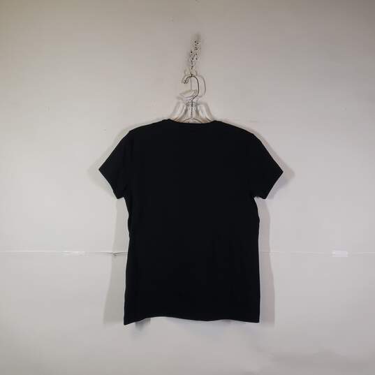 Womens Cotton Short Sleeve V-Neck Pullover T-Shirt Size Medium image number 2