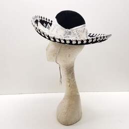 Salazar Yepez Charro/Mariachi Hat, Black, Silver, Youth Size Small alternative image