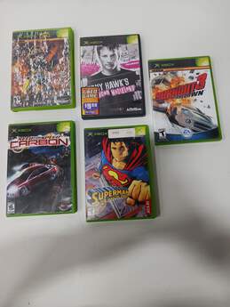 Bundle of 5 Assorted Original Xbox Video Games In Case
