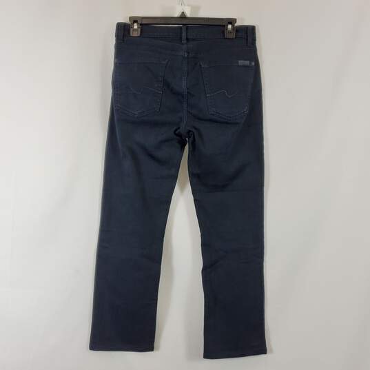 7 For All Mankind Women's Blue Jeans SZ 29 image number 3