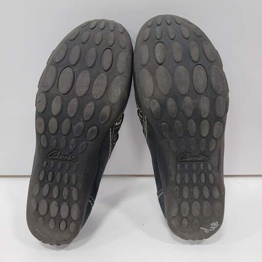Clarks Haley Stork Black Sandals Women's Size 8M image number 6