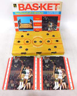 Vintage Cadaco BasKet Basketball Board Game IOB