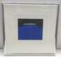 Blue Cobalt Abstract Print Signed. Contemporary Matted & Framed image number 1