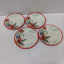 Bundle Of 4 Pioneer Woman Country Garden Dinner Plates