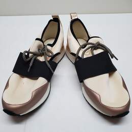 White/Metallic Pink Aldo Size 7 Slip-on Shoes