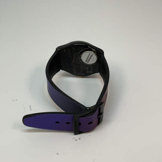 Designer Swatch Silver-Tone Round Dial Adjustable Strap Analog Wristwatch image number 2