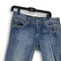 Womens Blue Denim Medium Wash 5-Pocket Design Straight Leg Jeans Size 30 image number 3