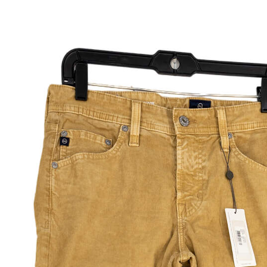 NWT Mens Tan Corduroy 5 Pocket Design Straight Leg Jeans Size 30 image number 1