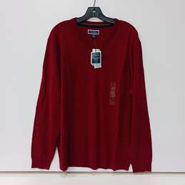 Men’s Club Room Merino Wool Blend Pullover Sweater Sz L NWT